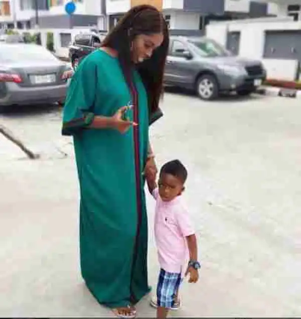 Singer Tiwa Savage And Her Son, Jamil Look Adorable In New Photo